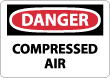 Danger - Compressed Air Sign