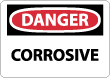 Danger - Corrosive Sign
