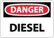 Danger - Diesel Sign