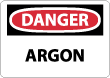 Danger - Argon Sign