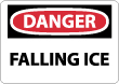 Danger - Falling Ice Sign