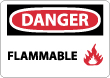 Danger - Flammable Sign