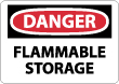 Danger - Flammable Storage