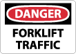 Danger - Forklift Traffic Sign