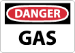 Danger - Gas Sign