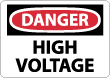 Danger - High Voltage Sign