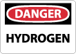 Danger - Hydrogen Sign