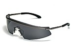 Crews Triwear Gray, Anti-Fog Platinum Metal Frame Safety Glasses