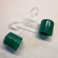 Green Caps for Eyewash Set of 2 Caps