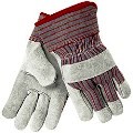 Split Shoulder Leather Glove, Rubberized Safety Cuff - 1 Dozen