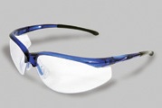 Clear Lens, Blue Frame