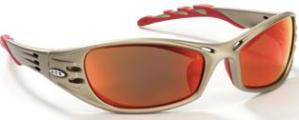 Fuel Red Mirror Lens, Metallic Sand Frame