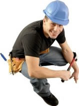 Worker With OccuNomix Hard Hat