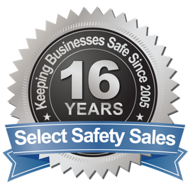 16 Years - Select Safety Sales - Keeping businesses safe since 2005