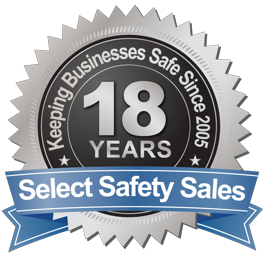 18 Years - Select Safety Sales - Keeping businesses safe since 2005